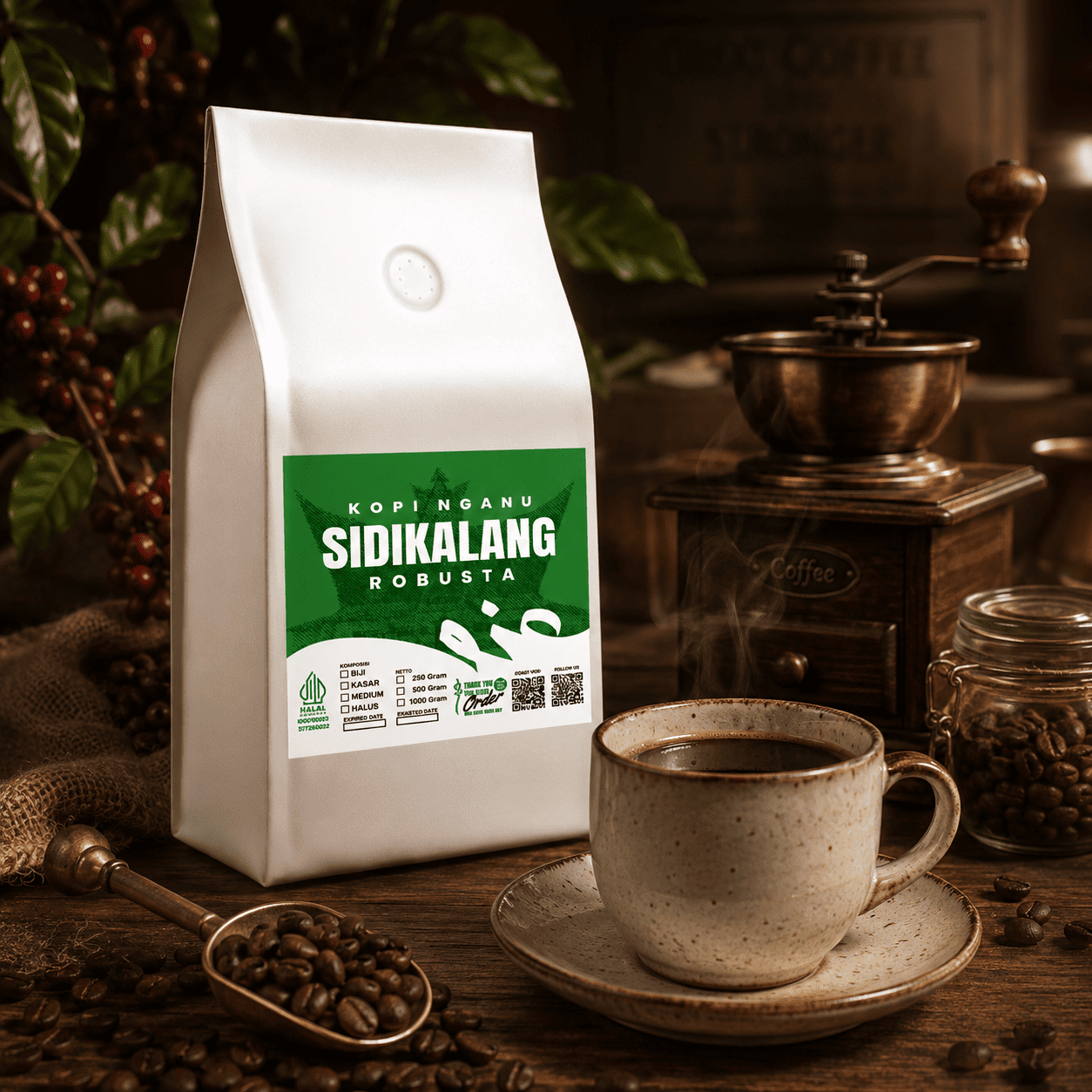 Kopi Robusta Sidikalang Kopi Nganu Indonesia